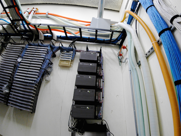 Structured cable telecom closet